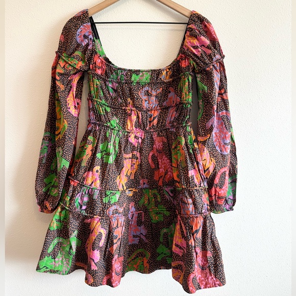 NWT Farm Rio Wild Leopards Dress XS - Picture 9 of 9